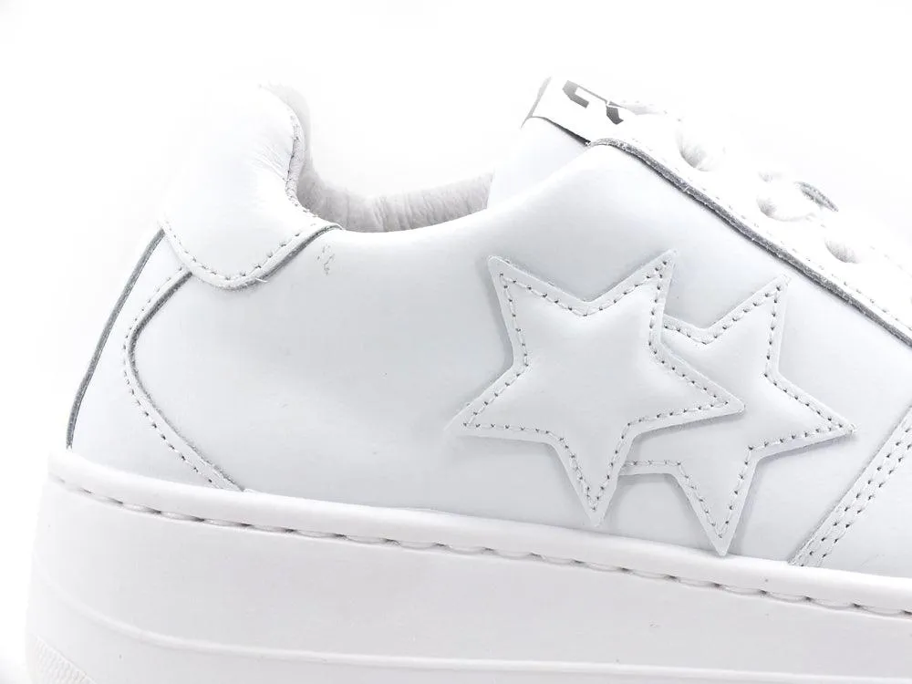 2STAR Sneaker 2 Stair Pelle Bianco 2SD3270