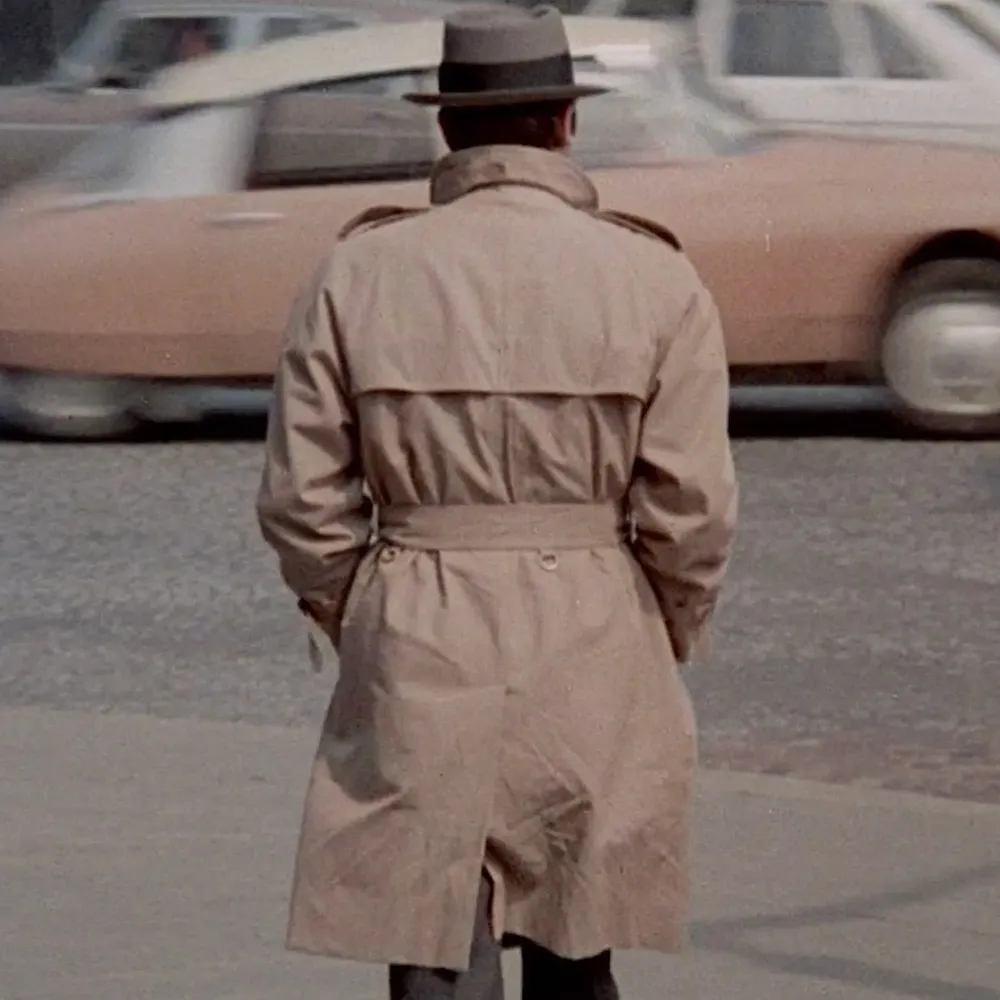 Alain Delon Le Samourai Double Breasted Coat