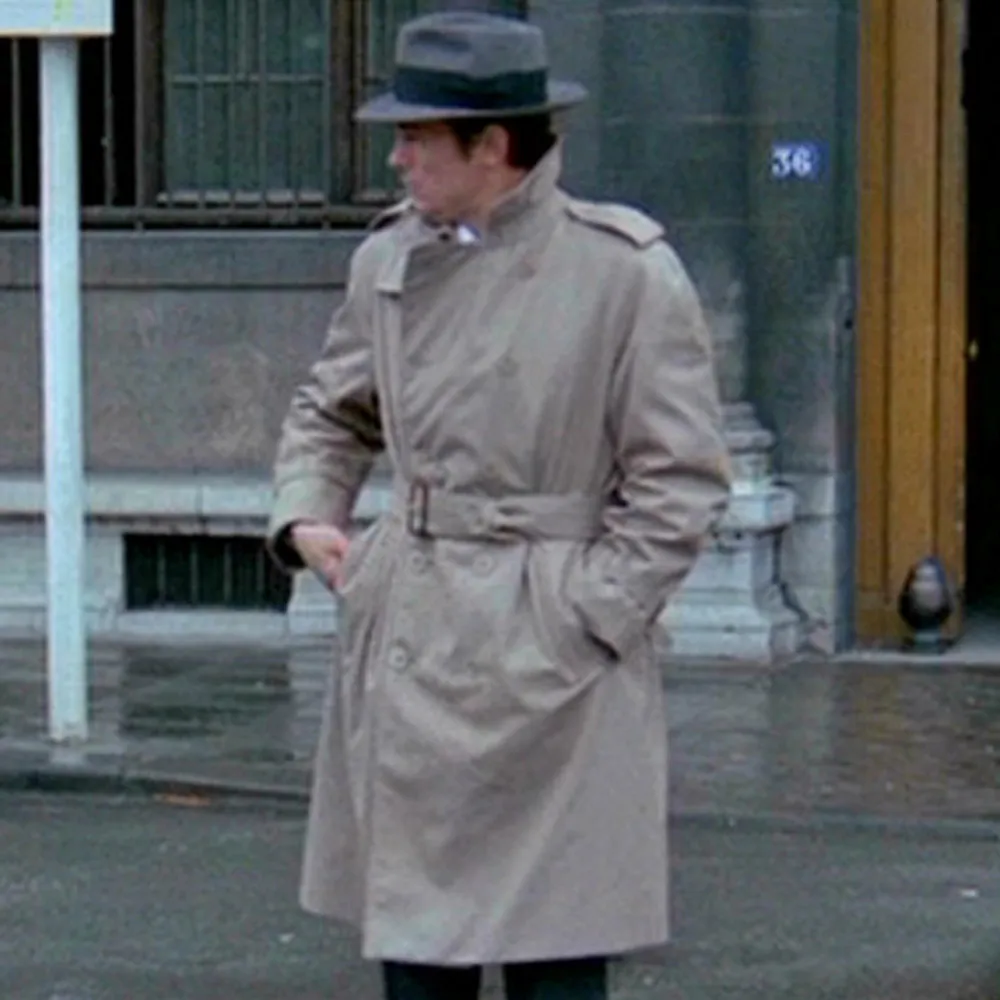 Alain Delon Le Samourai Double Breasted Coat