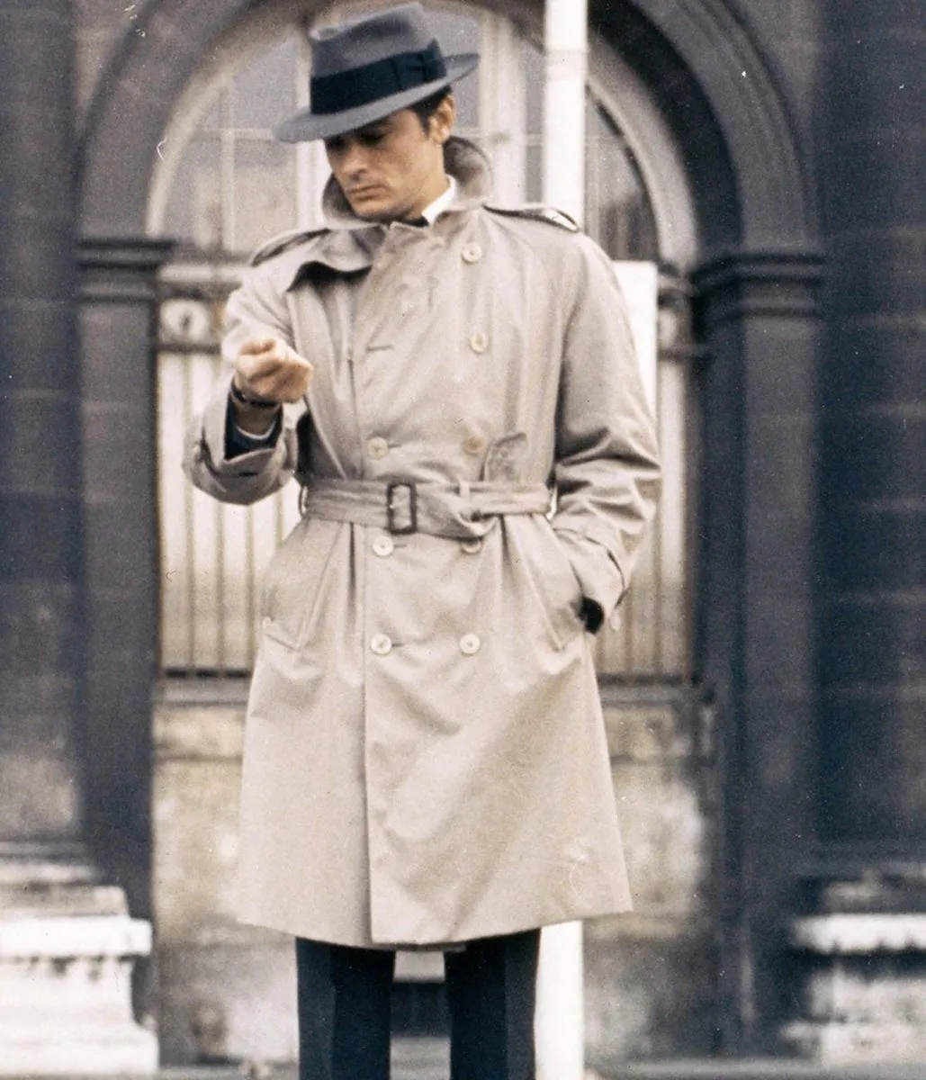 Alain Delon Le Samourai Double Breasted Coat