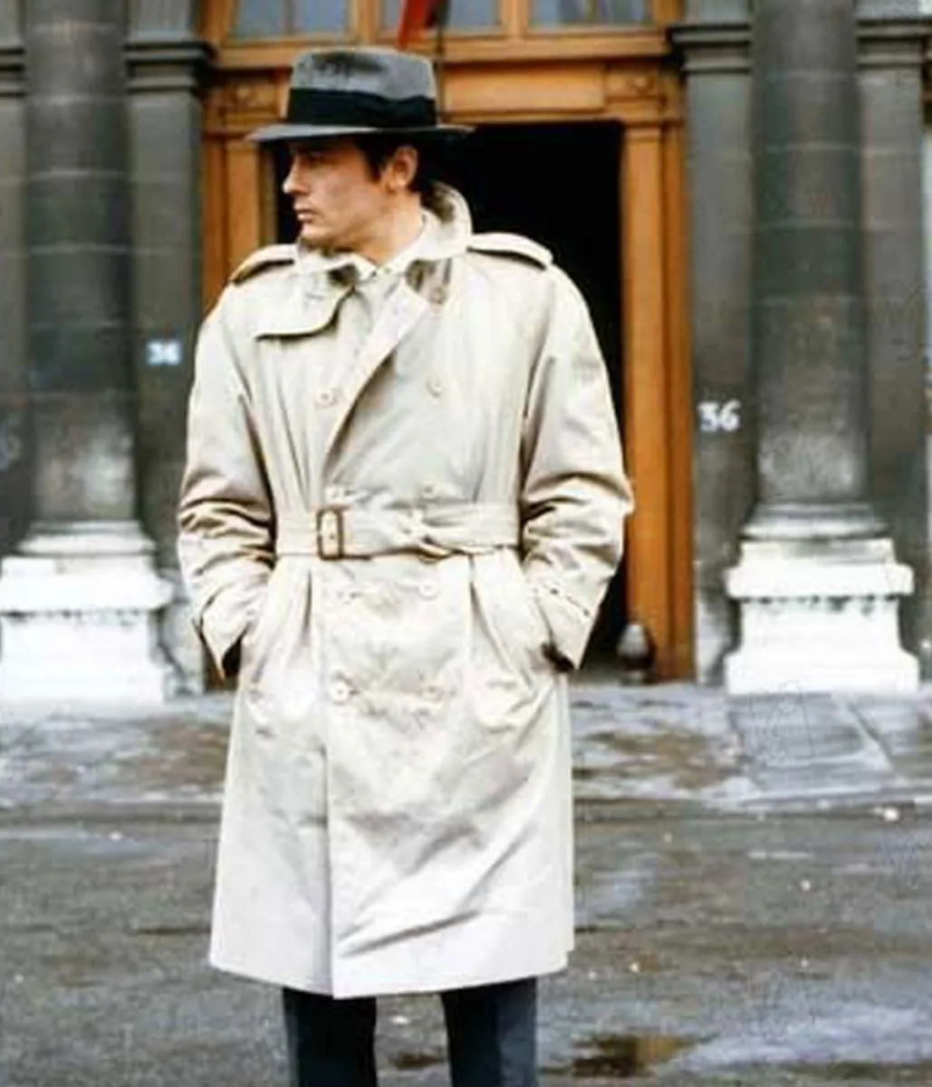 Alain Delon Le Samourai Double Breasted Coat