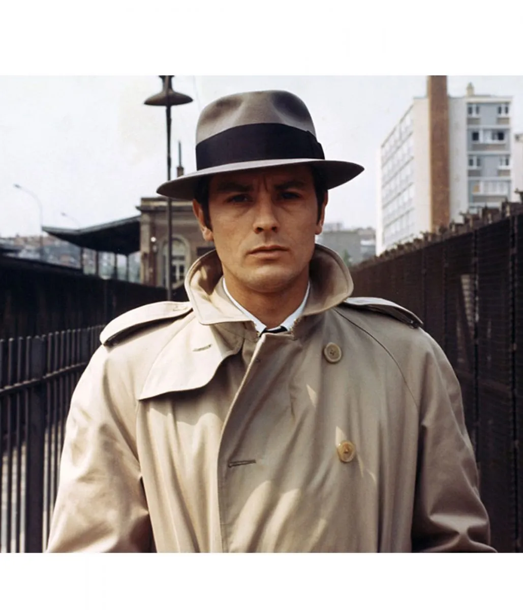 Alain Delon Le Samourai Double Breasted Coat