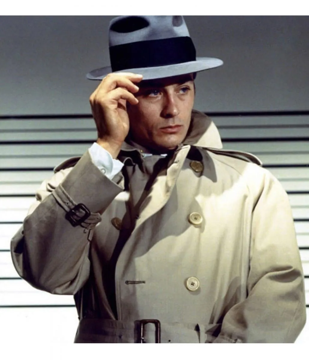 Alain Delon Le Samourai Double Breasted Coat