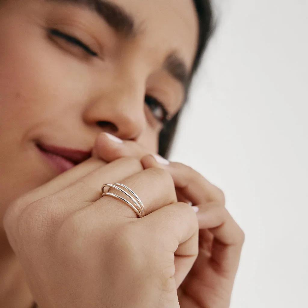 Anillo IRIA Plata
