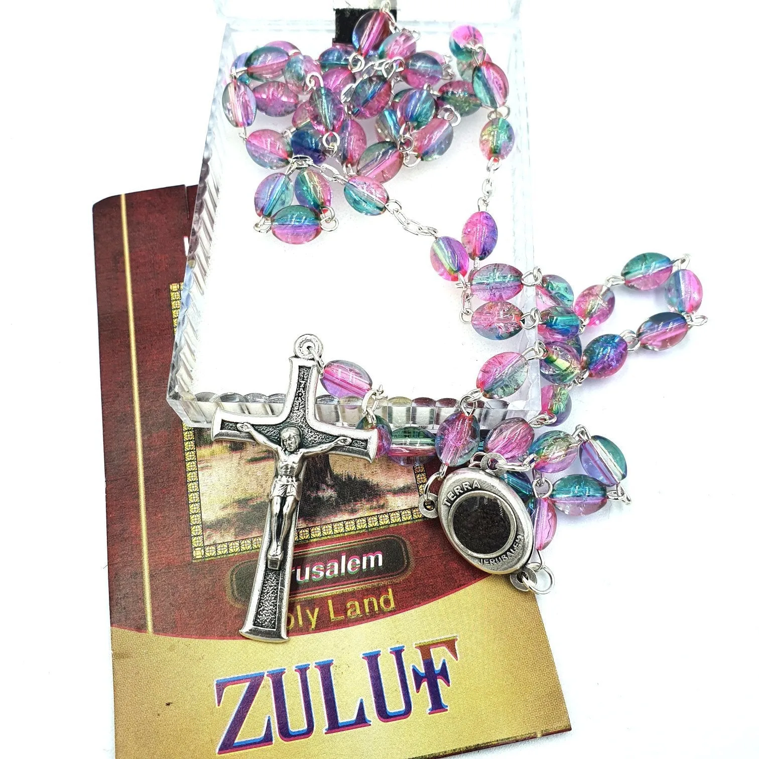 Bethlehem Rosary -  Holy Soil Medal & Crucifix - ROS039