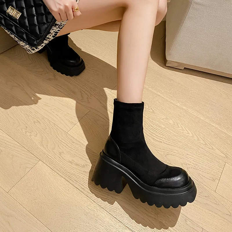 Black Widow-200 Boots Creepers