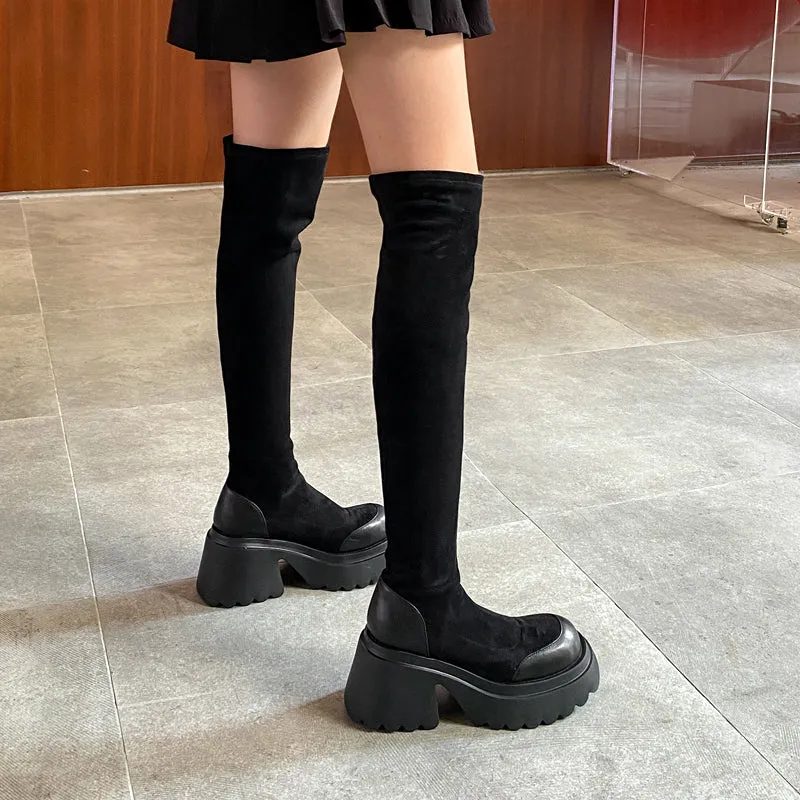 Black Widow-200 Boots Creepers