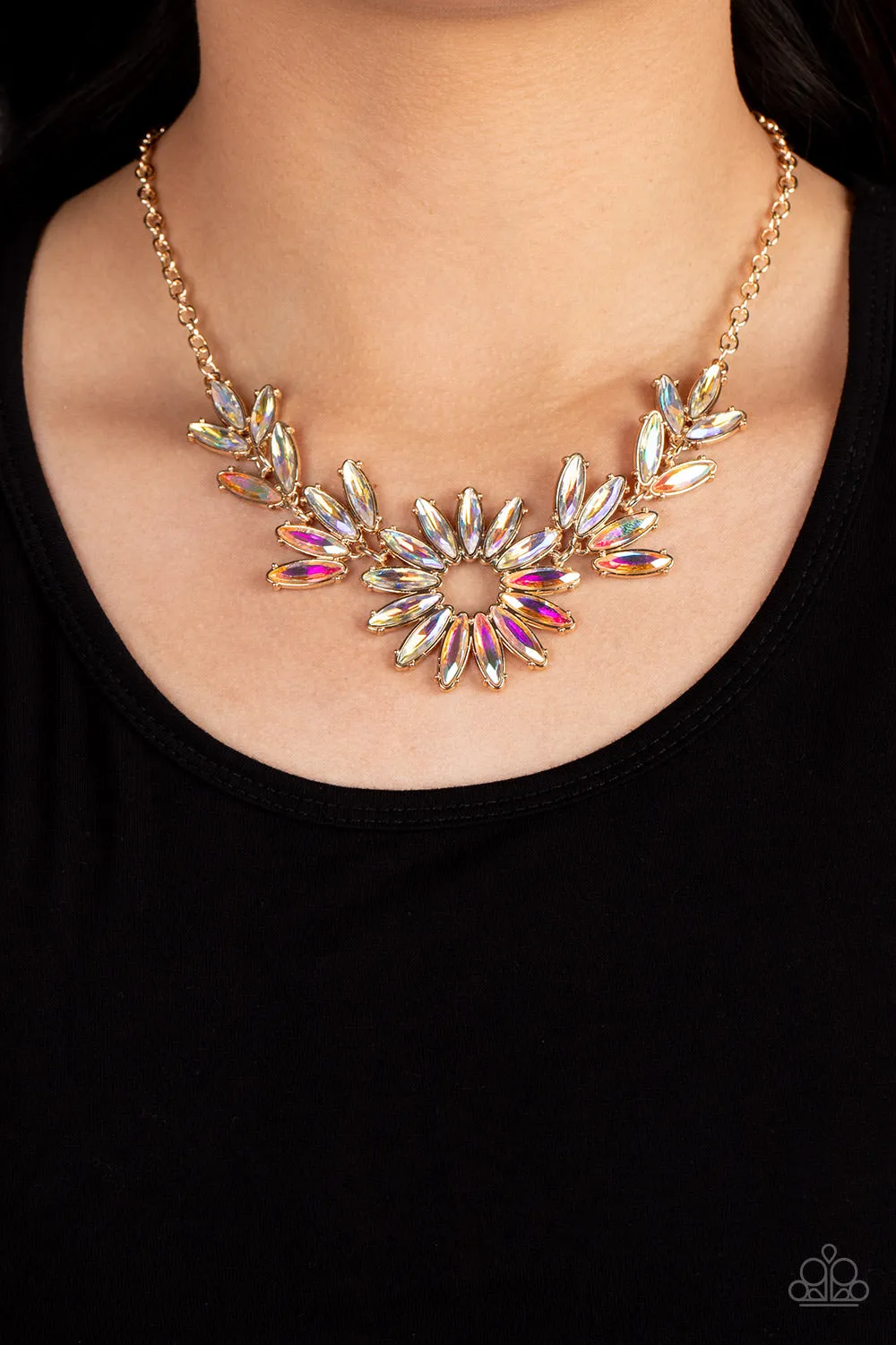 Celestial Cruise - Gold ~ Paparazzi Necklace