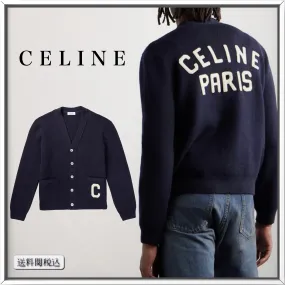 CELINE  |Logo Luxury Cardigans