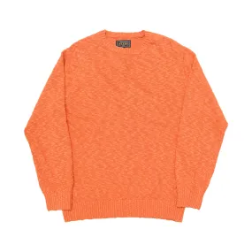 Crew Cotton Hemp 5g Sweater in Orange