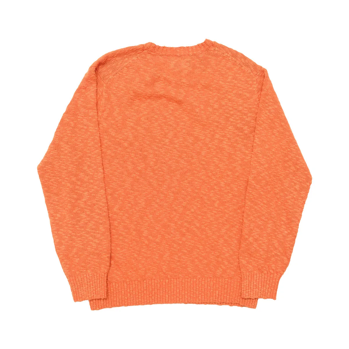 Crew Cotton Hemp 5g Sweater in Orange