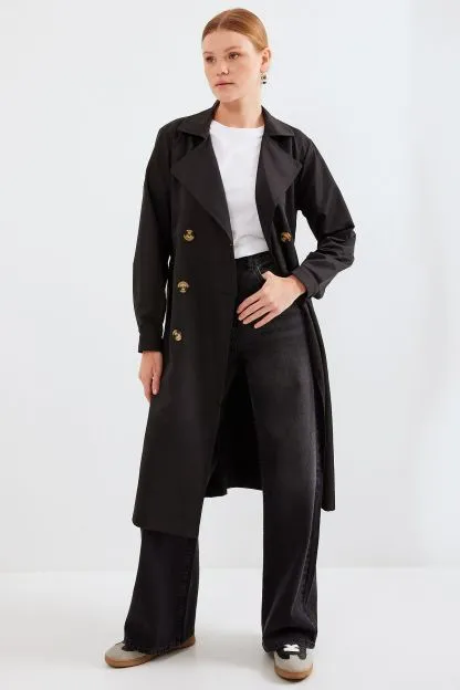 Double Breasted Collar Trench Coat