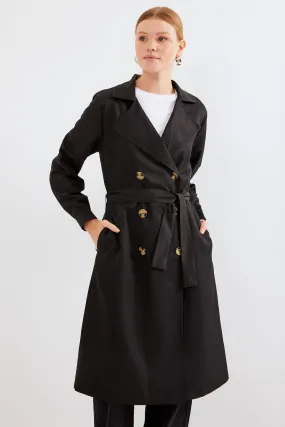 Double Breasted Collar Trench Coat