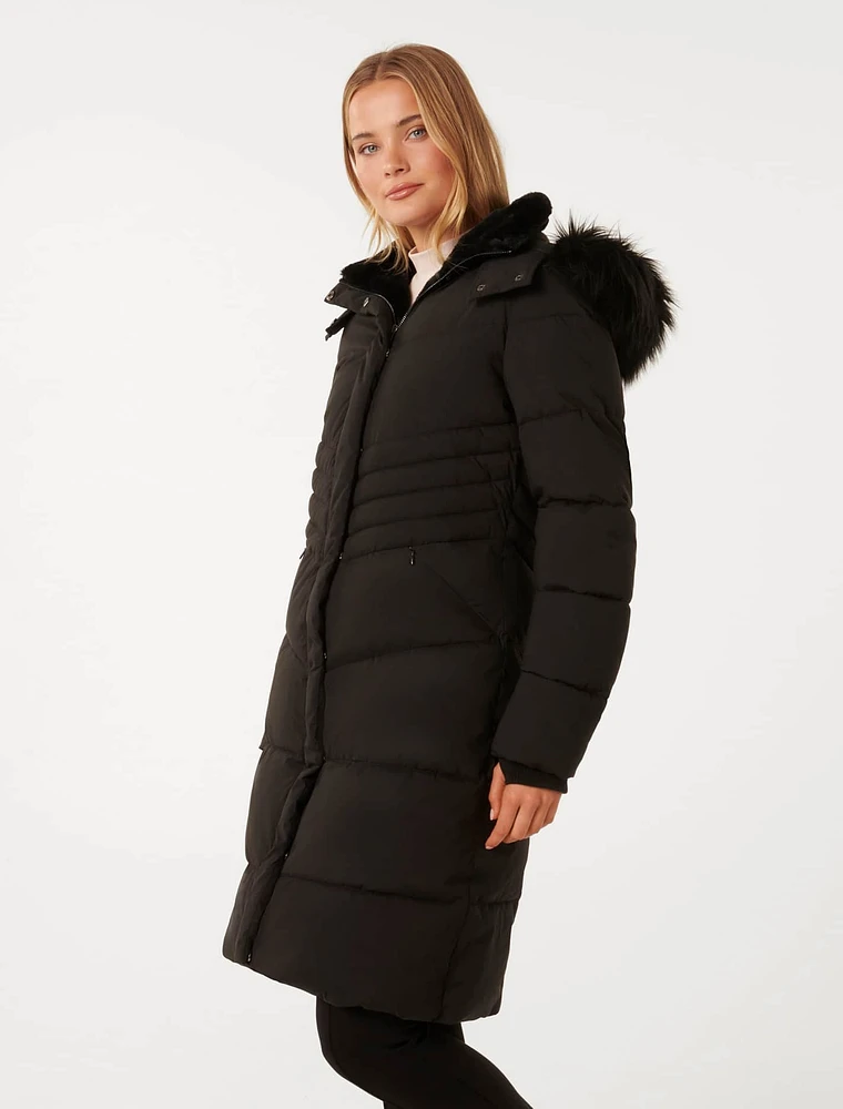 EverNew Grace Longline Puffer Coat