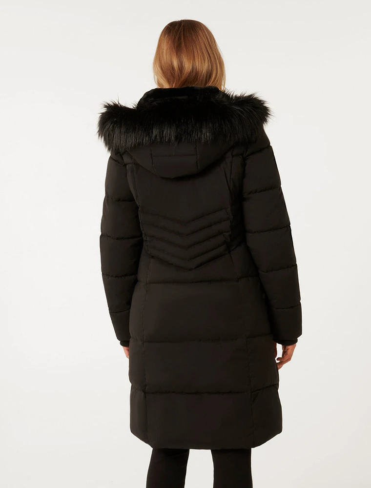 EverNew Grace Longline Puffer Coat