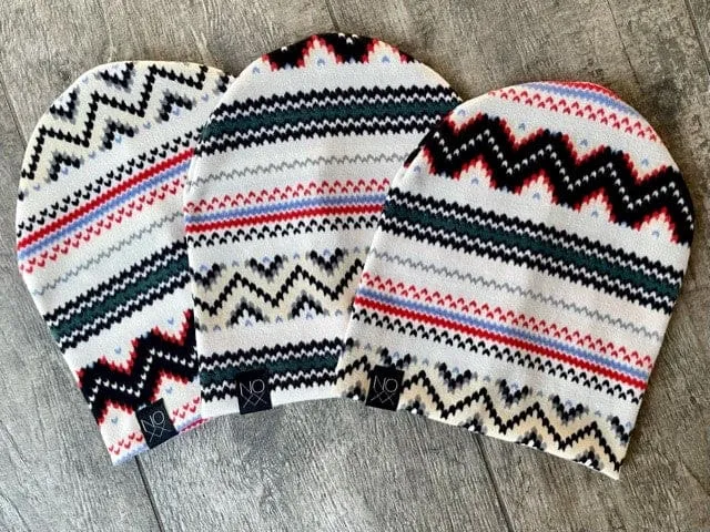 Fair Isle | Sweater Knit Beanies