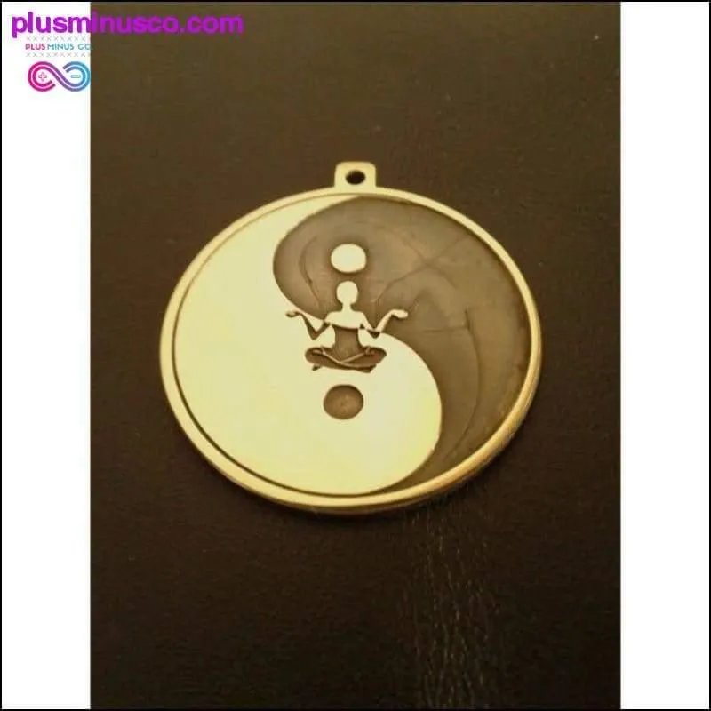 Handmade & Etched Yin Yang Buddha Necklace