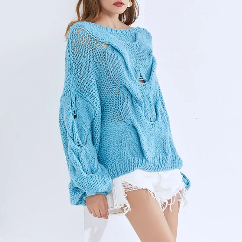 Hollow Twist Sweater