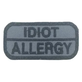 IDIOT ALLERGY PATCH - GREY