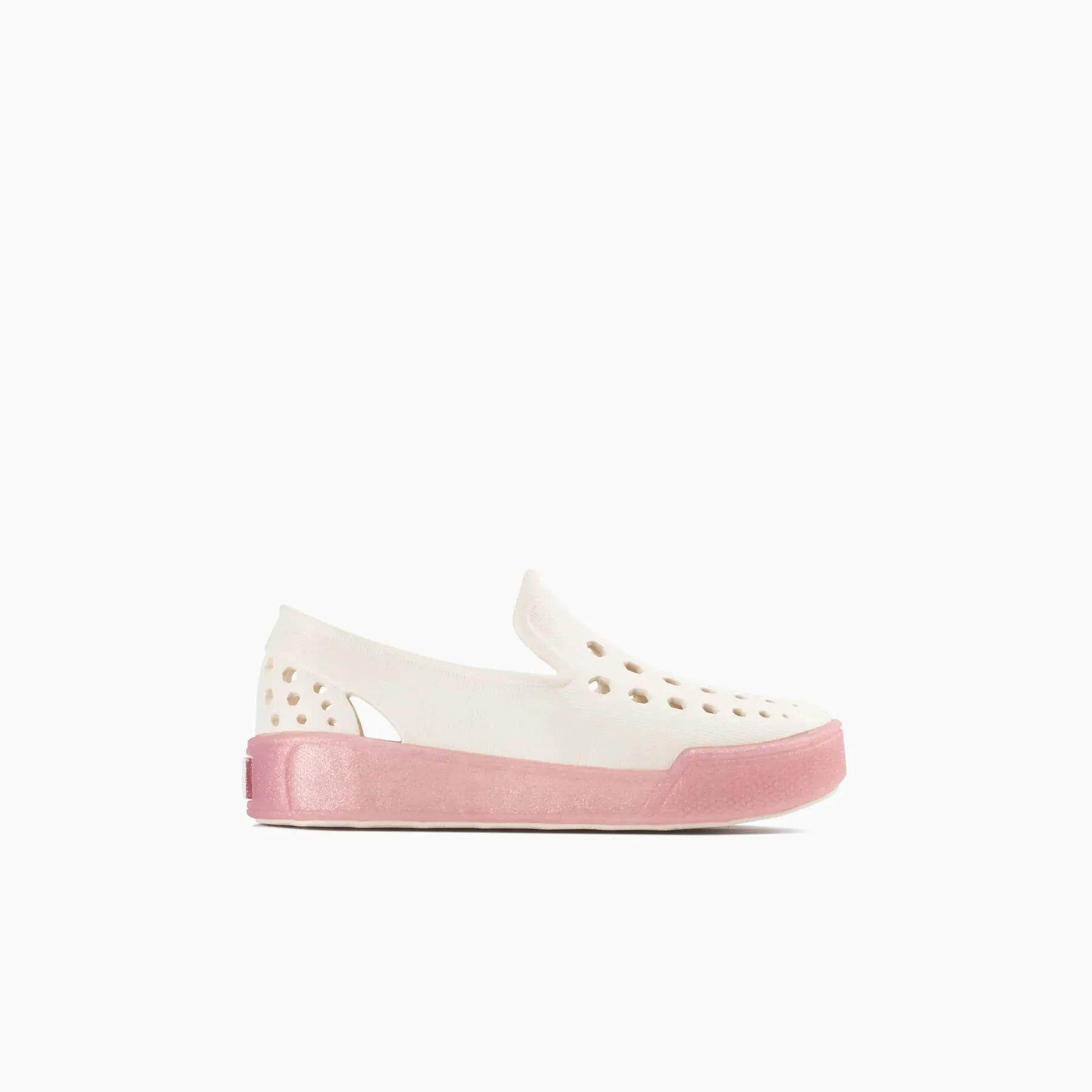 Joybees Kids Girls Skate Sneaker Bone Pink Jelly