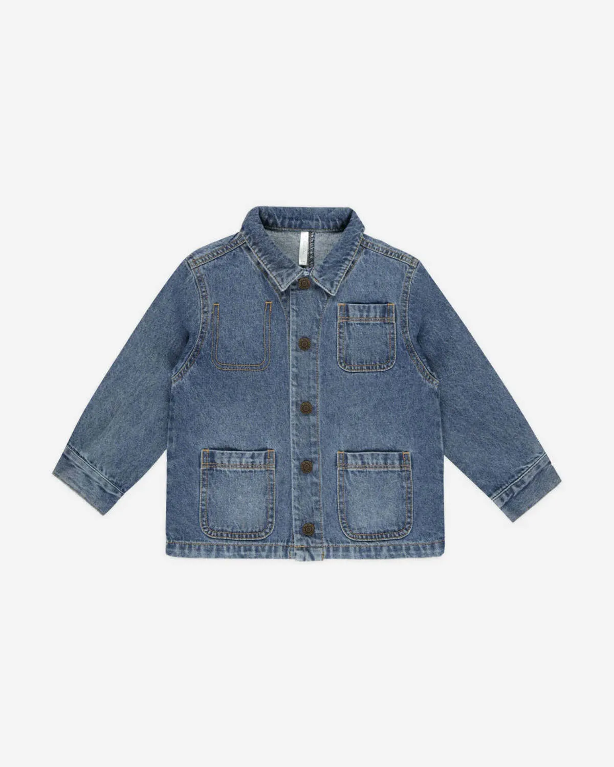 Kids Rylee + Cru Denim Chore Coat - Indigo