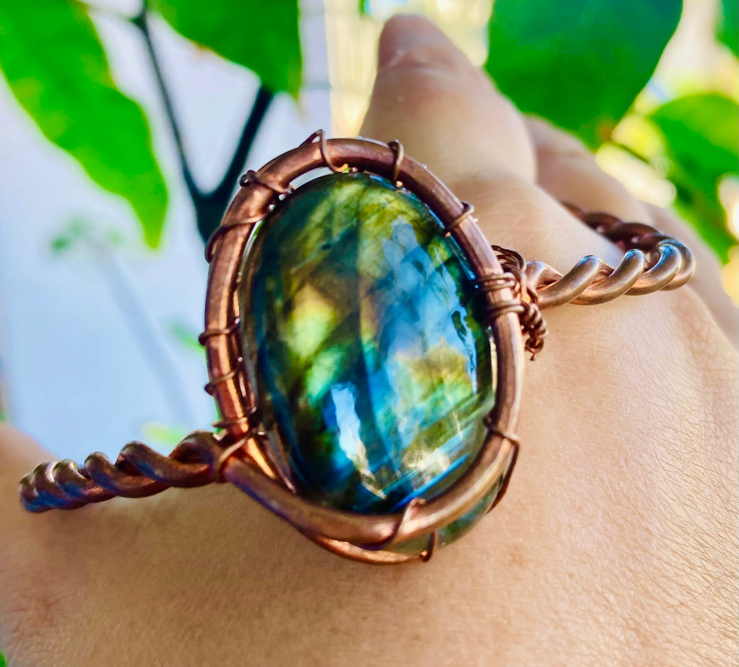 Labradorite Portal Cuff