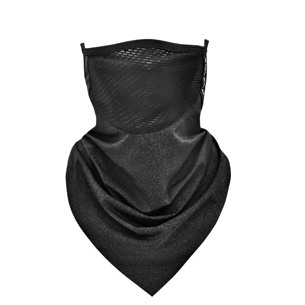 Masque demi-visage / cache-cou en soie glacée WOSAWE – BL348