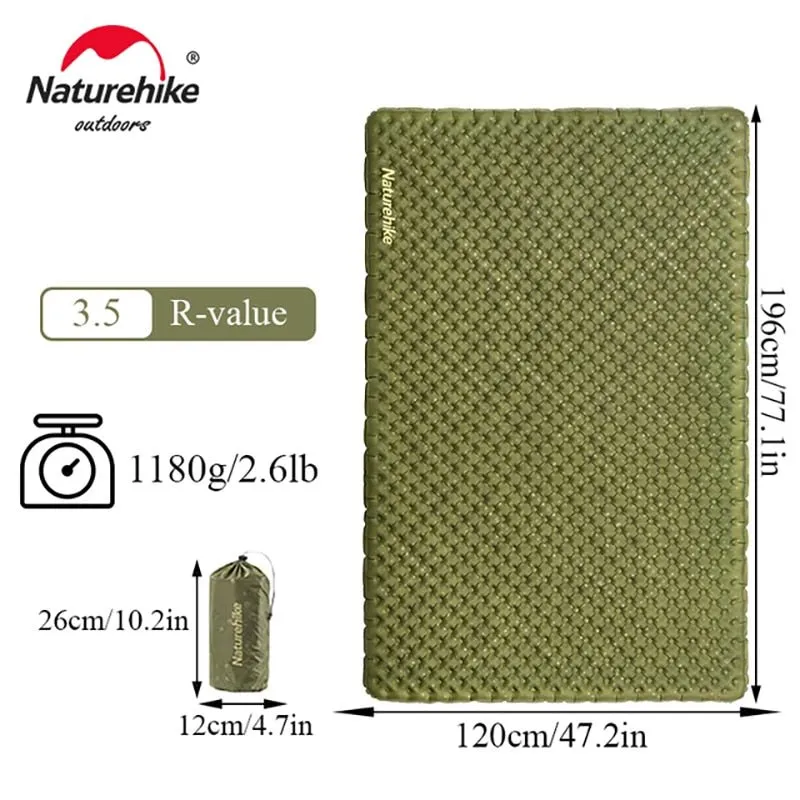 Matelas gonflable ultralight R-Value 3.5 (toute saison) 440g épaisseur 7-9cm Naturehike - CNH22DZ018