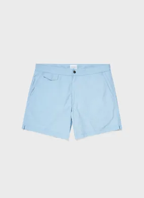 Men's Tailored Swim Short in Light Blue