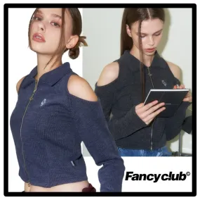 NASTY FANCY CLUB  |Casual Style Street Style Logo Cardigans