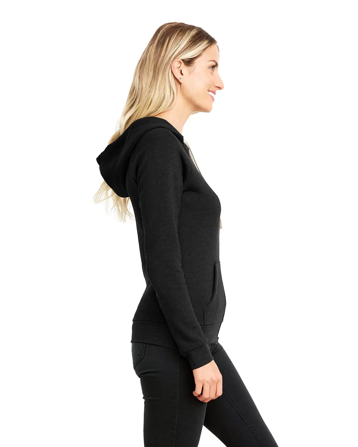 Next Level Apparel 9603 Ladies' PCH Raglan Zip Hoody SKU: 9603