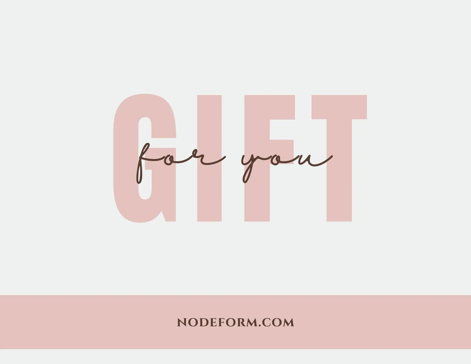 Nodeform Gift Card
