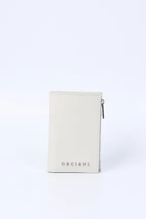 Orciani Portafoglio Verticale Bianco Donna