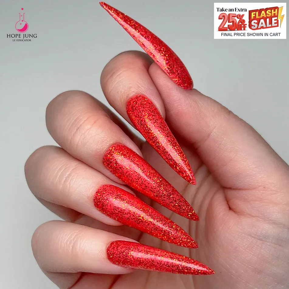 P+ Extra Spicy, Glitter Gel Polish, 15 ml (D)