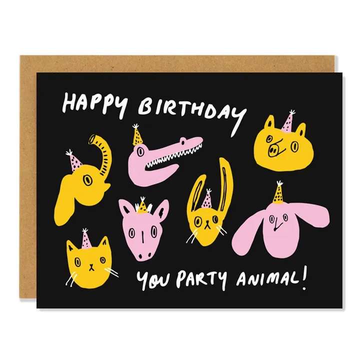 Party Animal Birthday Card