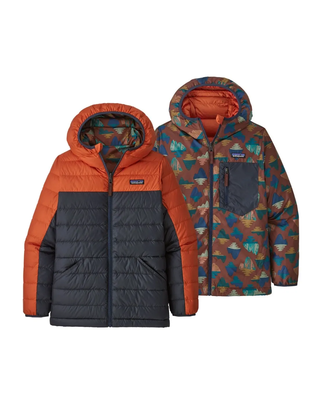 Patagonia, Boys' Reversible Down Sweater Hoody