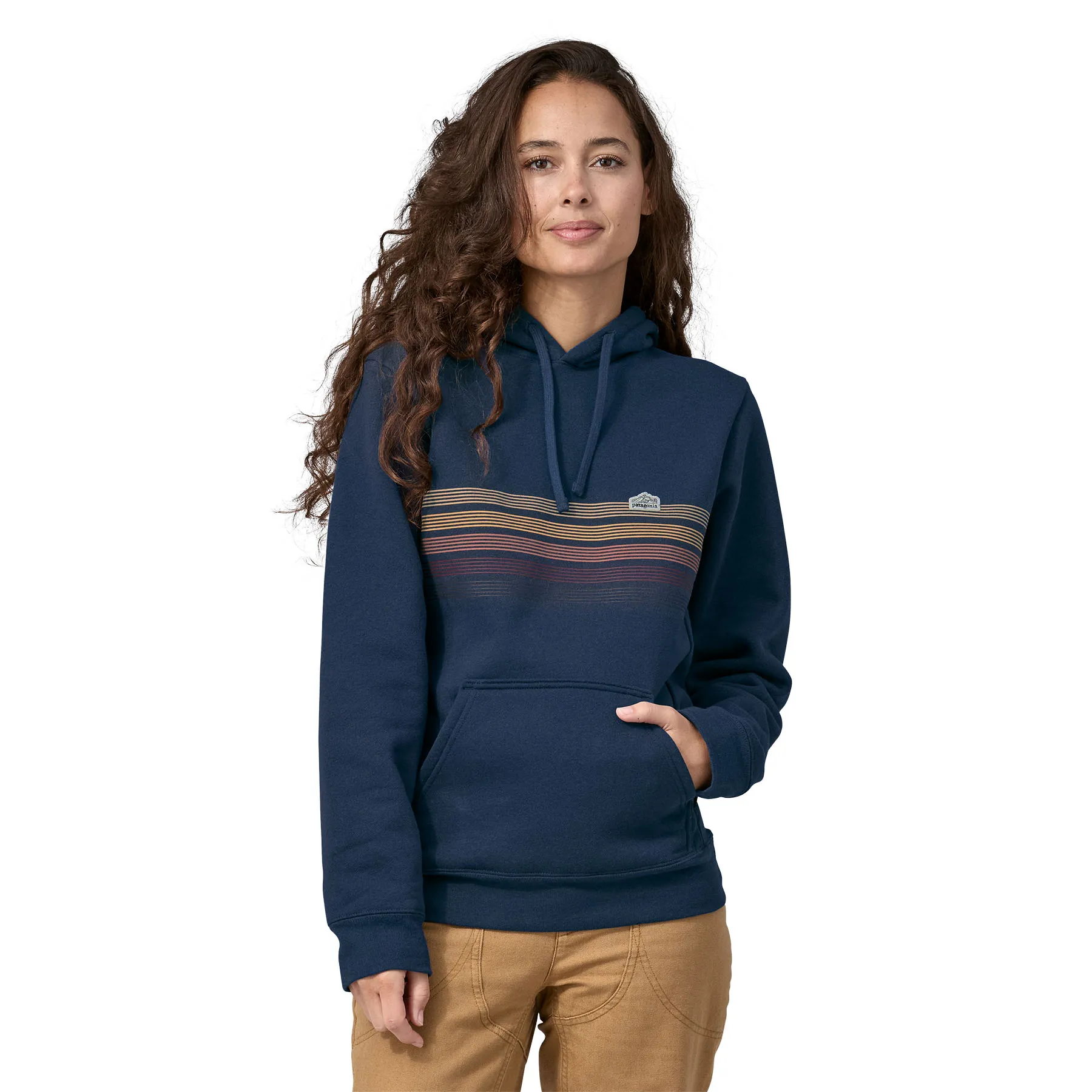 Patagonia Line Logo Ridge Stripe Uprisal Hoody - Mountain Factor