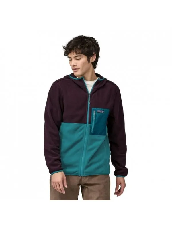 Patagonia Men's Microdini Fleece Hoody: Belay Blue