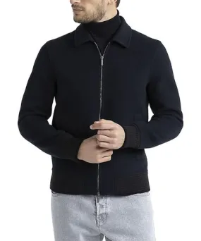 Peserico Fleece Bomber Jacket