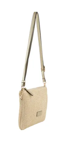 Petit sac à main en paille Philippa