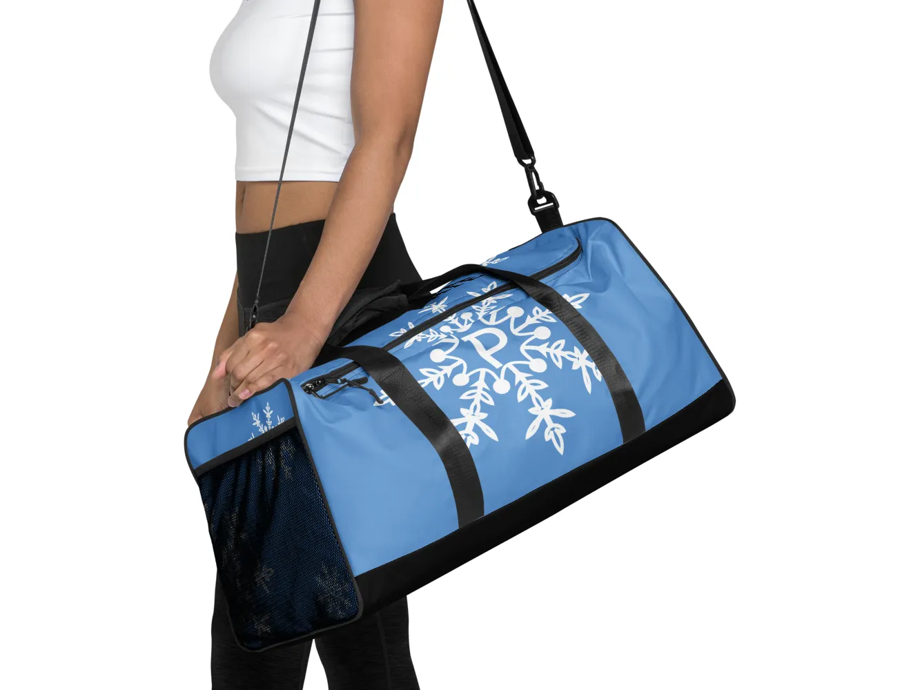 Pinkskate Blue Duffle Bag