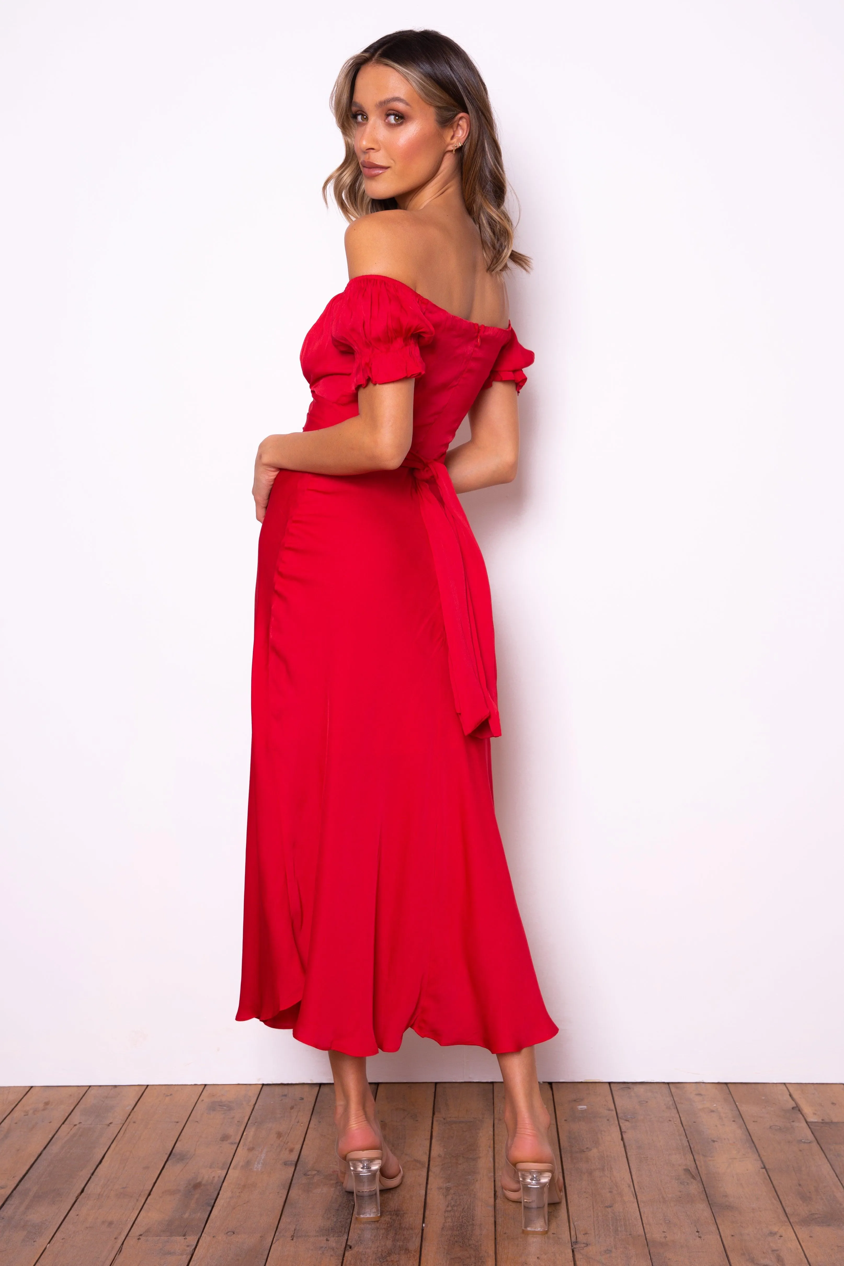 Samantha Dress - Red