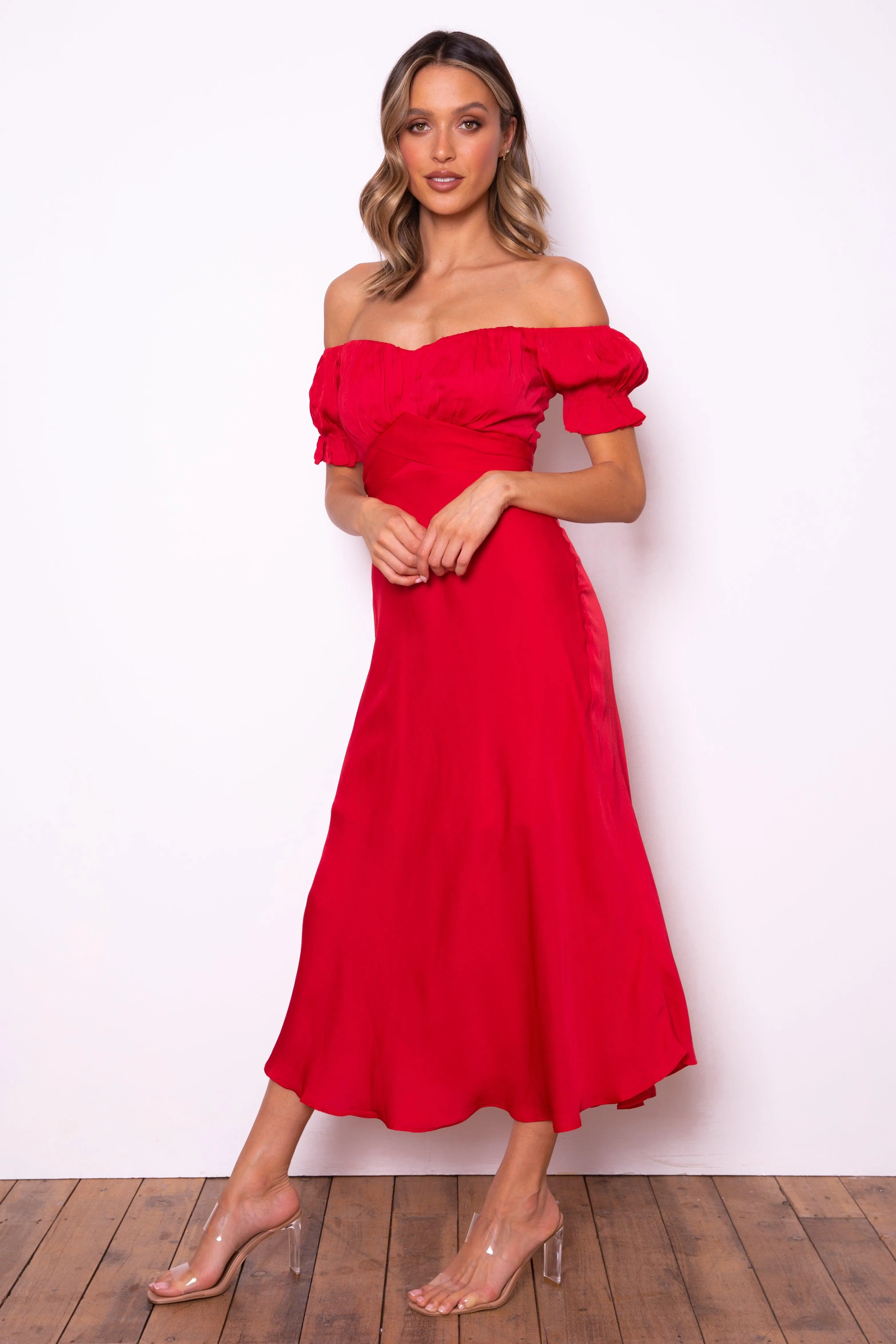 Samantha Dress - Red