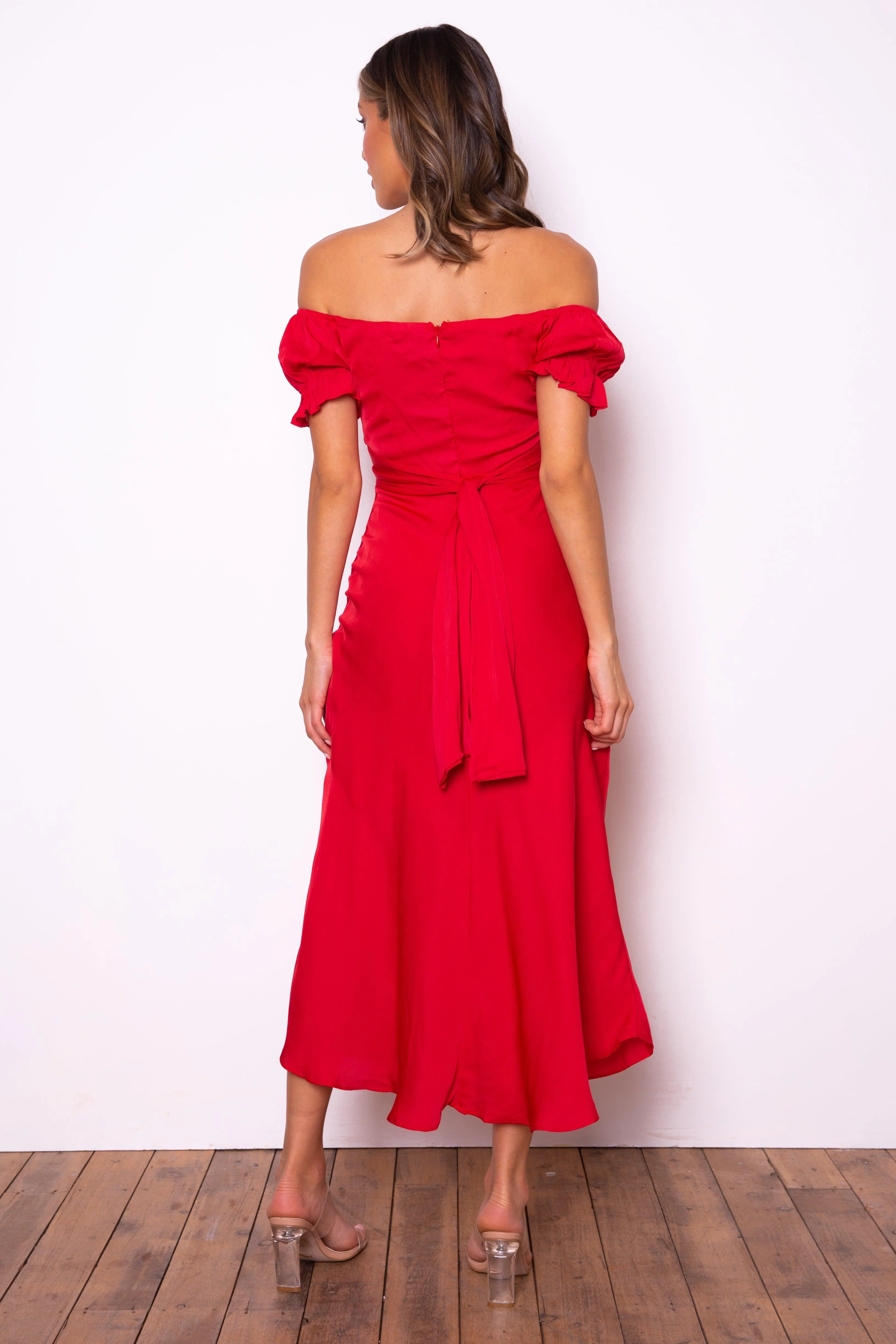 Samantha Dress - Red