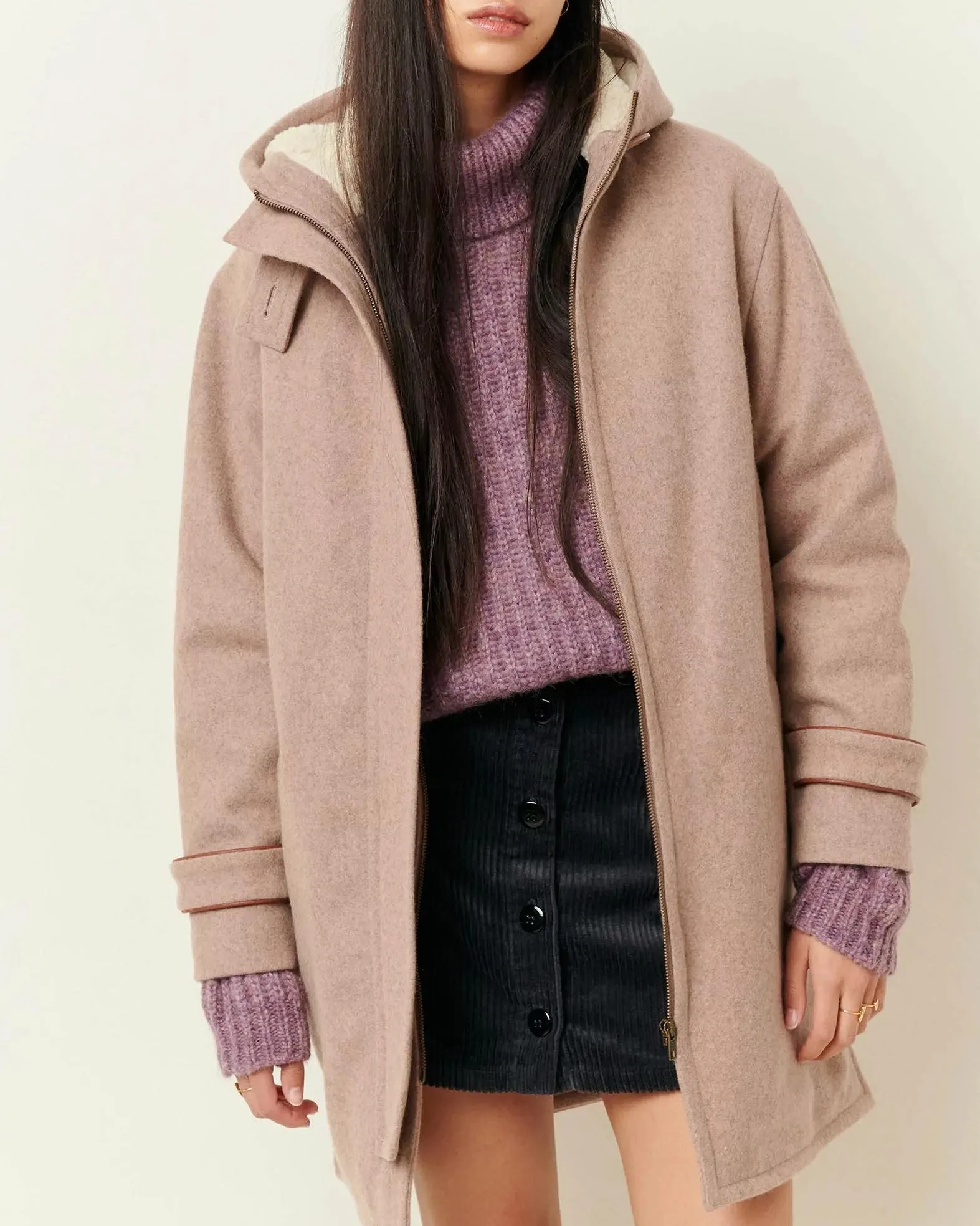     SESSUN     Coat Auguste Cloud-Lila
