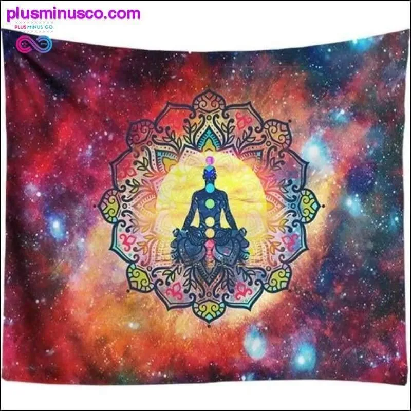Starry Night Galaxy Decor Psychedelic Tapestry Wall Hanging