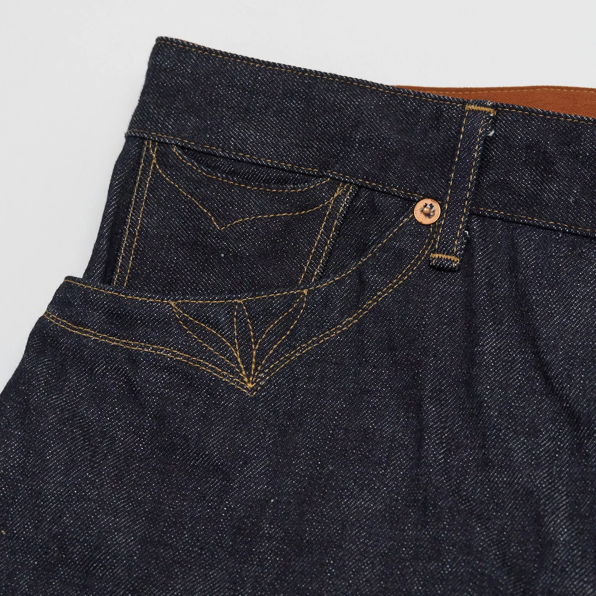 Stevenson Overall  CO. Cinch Back Western Denim Jeans