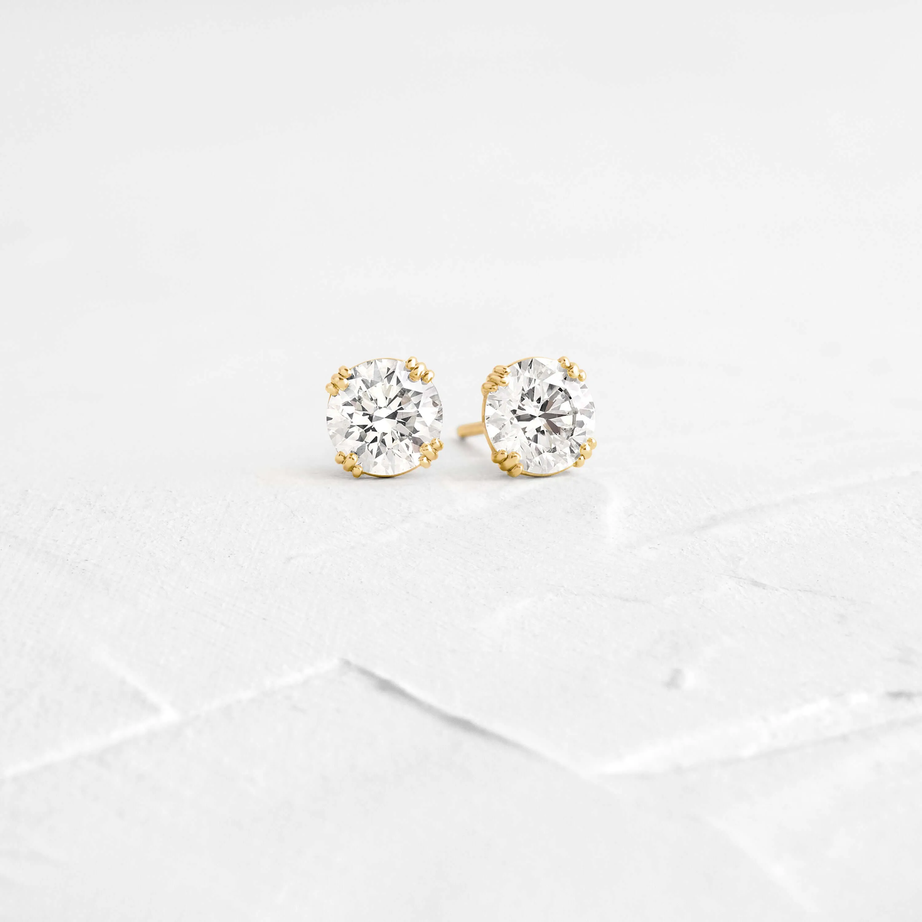 Threaded Studs, Round Cut - In Stock