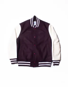 VARSITY JACKET - BURGUNDY