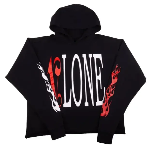 Vlone x Palm Angels Hoody Black/Red